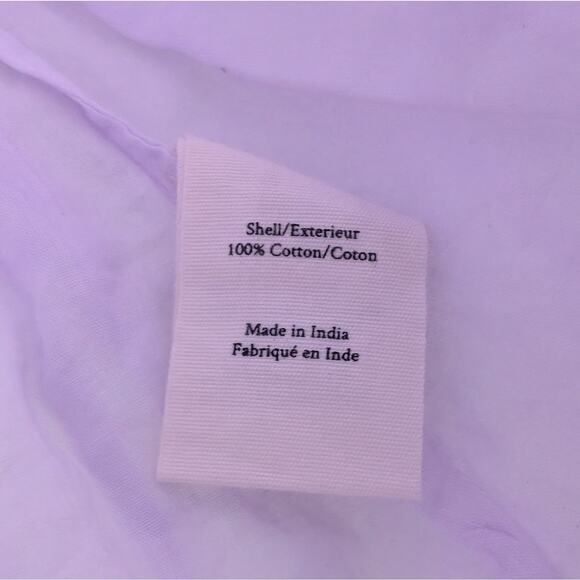 NWT LoveShackFancy Beth Dress Violet Splash Hand Dye Purple White Crochet Large - Picture 7 of 8